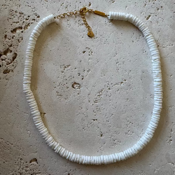 Sea Shell Necklace Silver