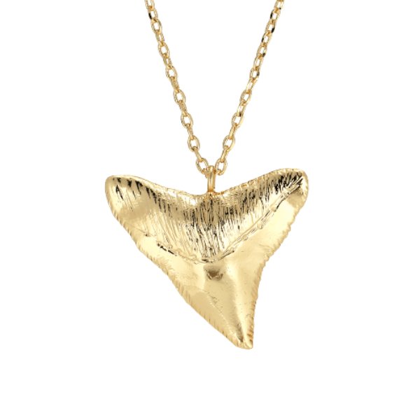 Fiji Shark Necklace Gold - Vandaya
