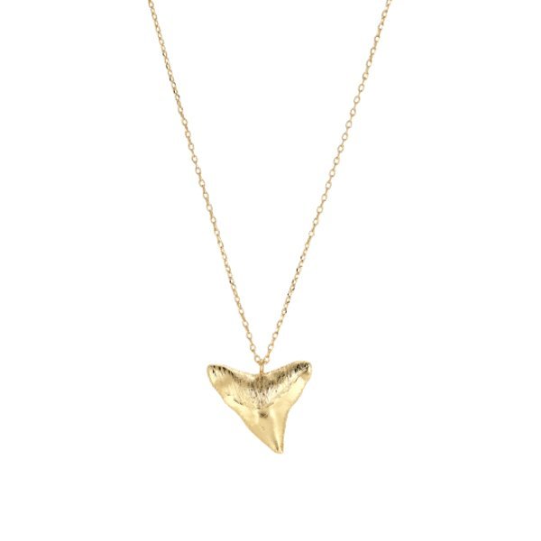 Fiji Shark Necklace Gold - Vandaya