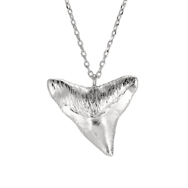 Fiji Shark Necklace Silver - Vandaya