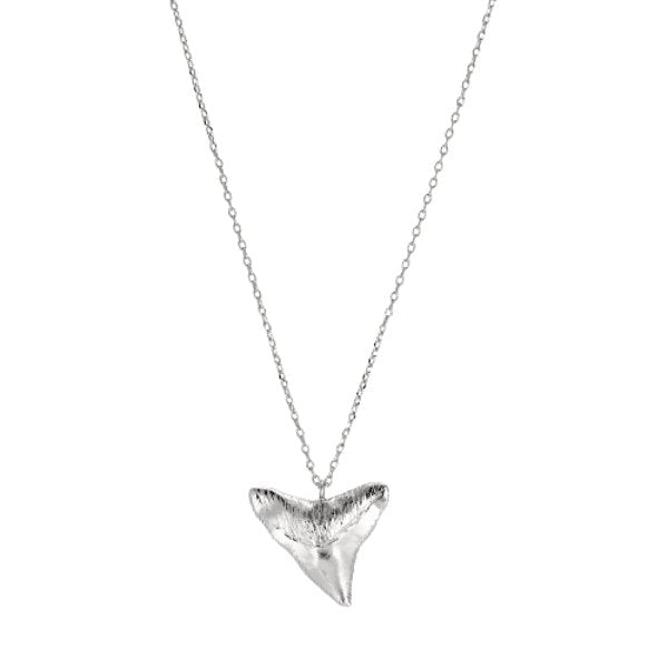 Fiji Shark Necklace Silver - Vandaya